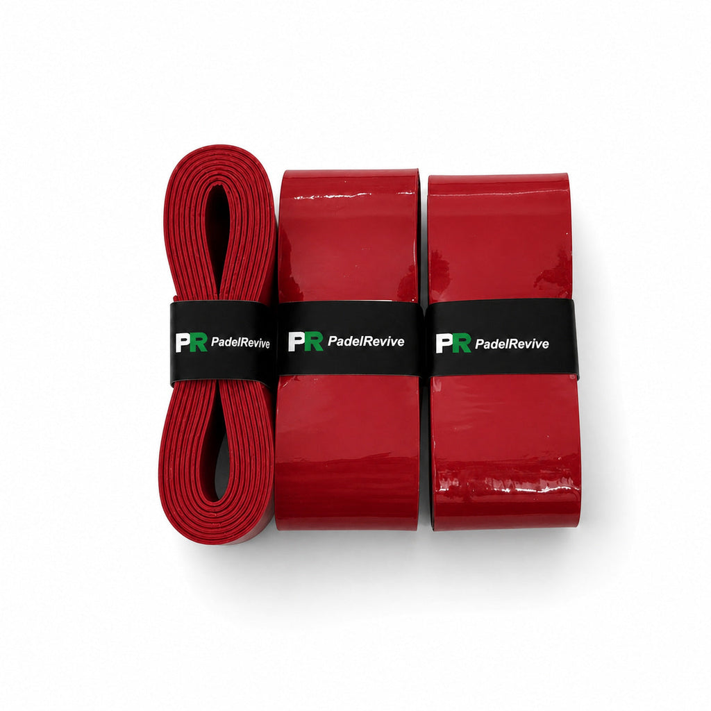 PadelRevive Comfort Overgrips 3-Pack — Red