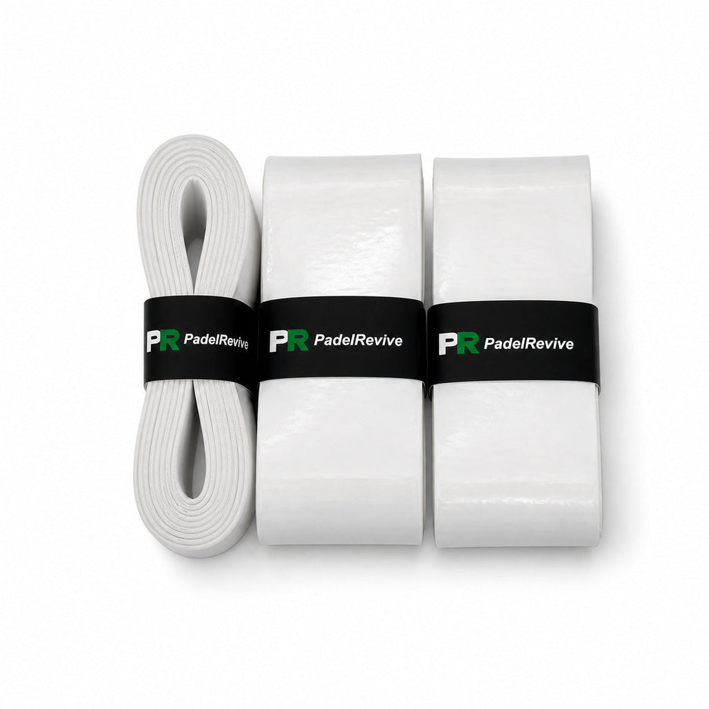 PadelRevive Comfort Overgrips 3-Pack — White