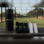PadelRevive Protect & Preserve Kit — court-side context