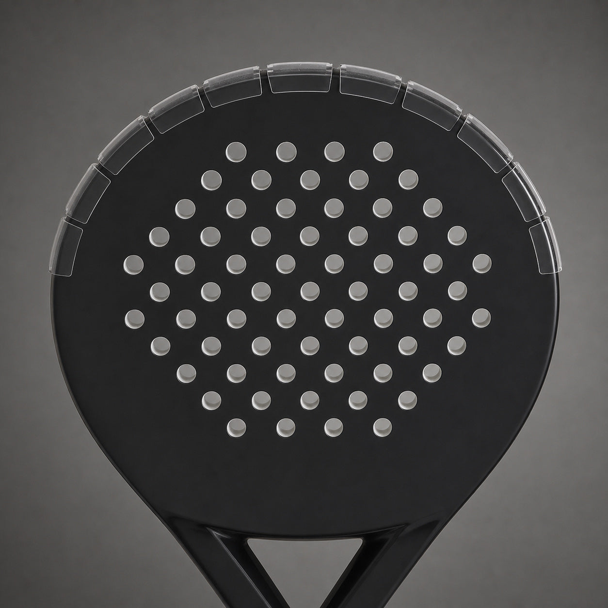 PadelRevive Clear Racket Protector fitted on a padel racket