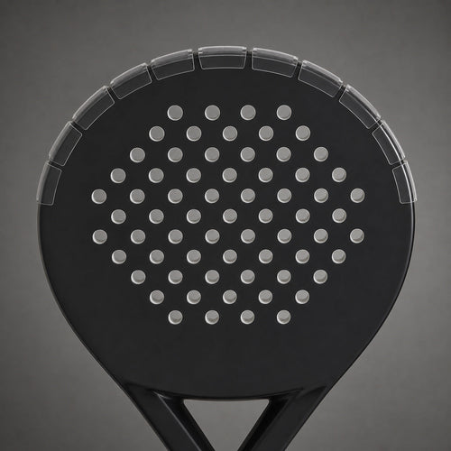PadelRevive Clear Racket Protector fitted on a padel racket